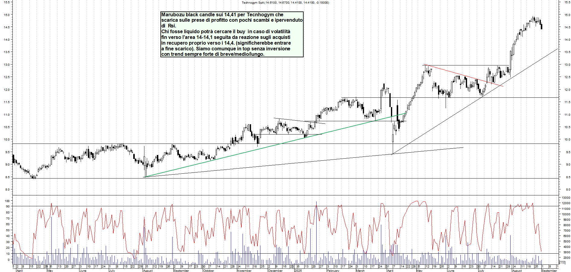 Grafico TECHNOGYM - 01/09/2025, 19:14
