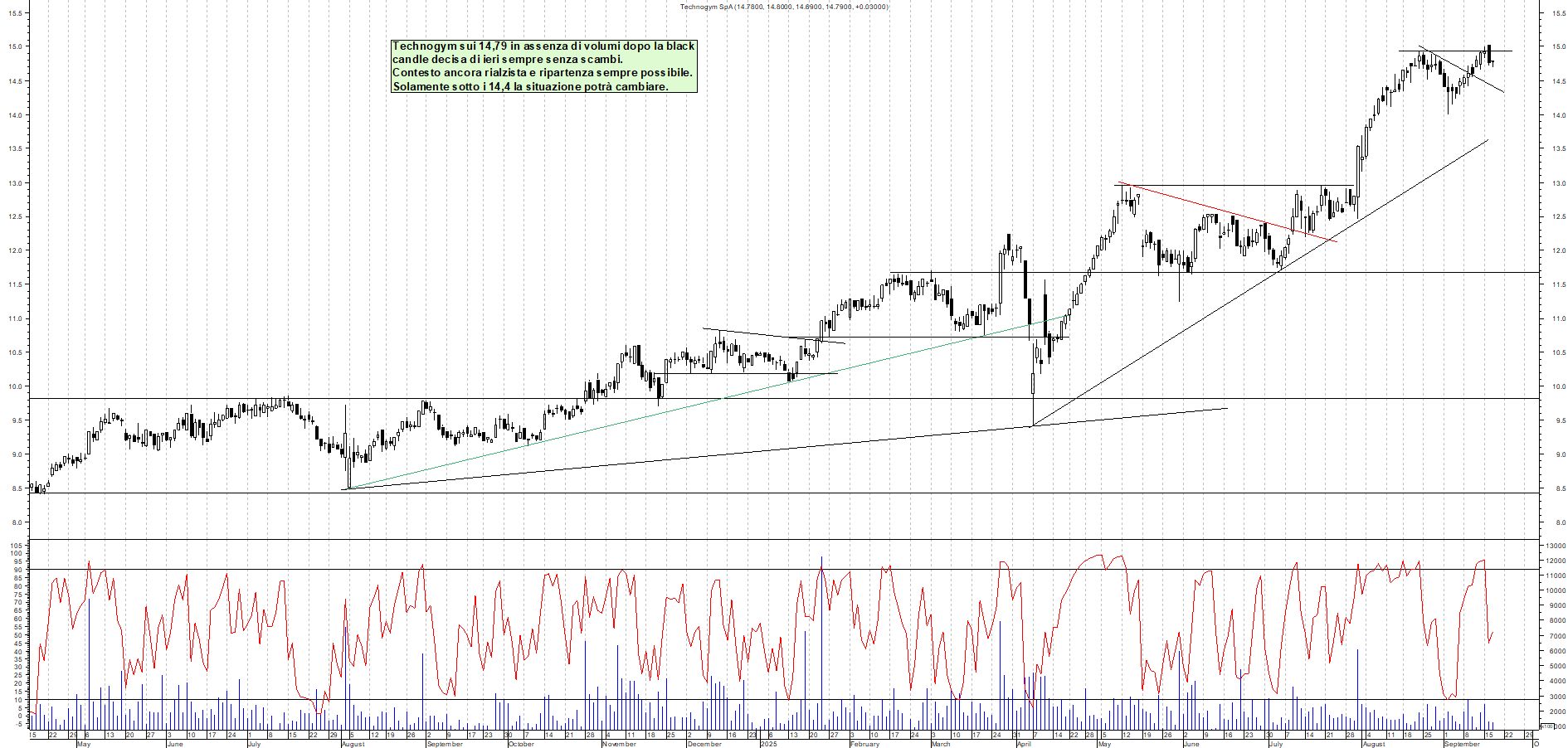 Grafico TECHNOGYM - 17/09/2025, 18:54