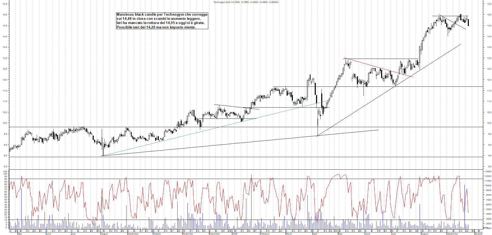 Grafico TECHNOGYM - 24/09/2025, 19:24